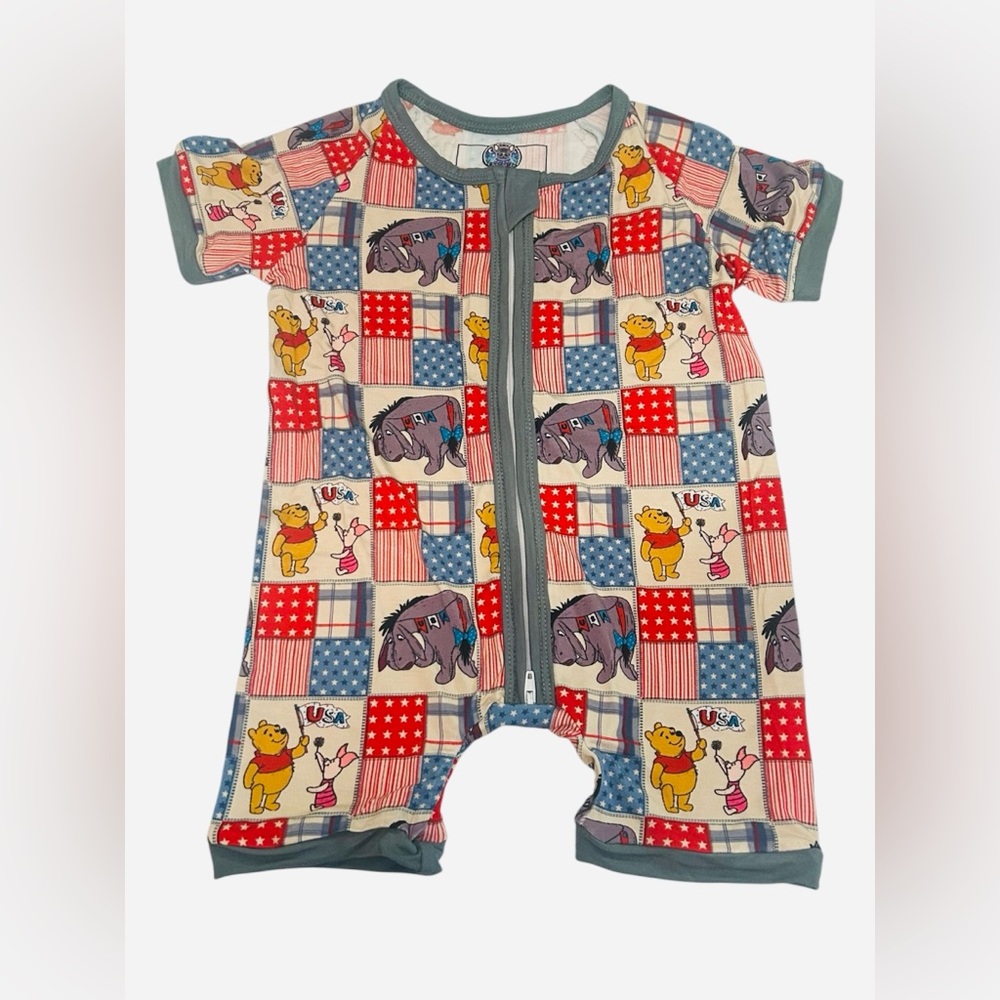 Bamboo Pooh Patchwork Shortie
